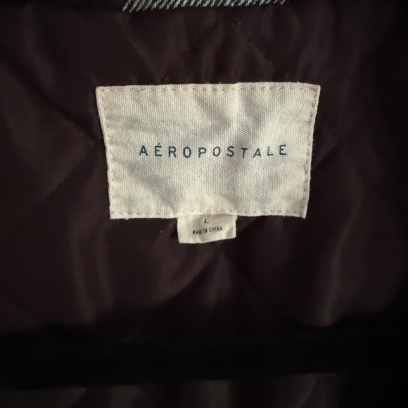 Aeropostale Black Quilted Jacket - Picture 4 of 5